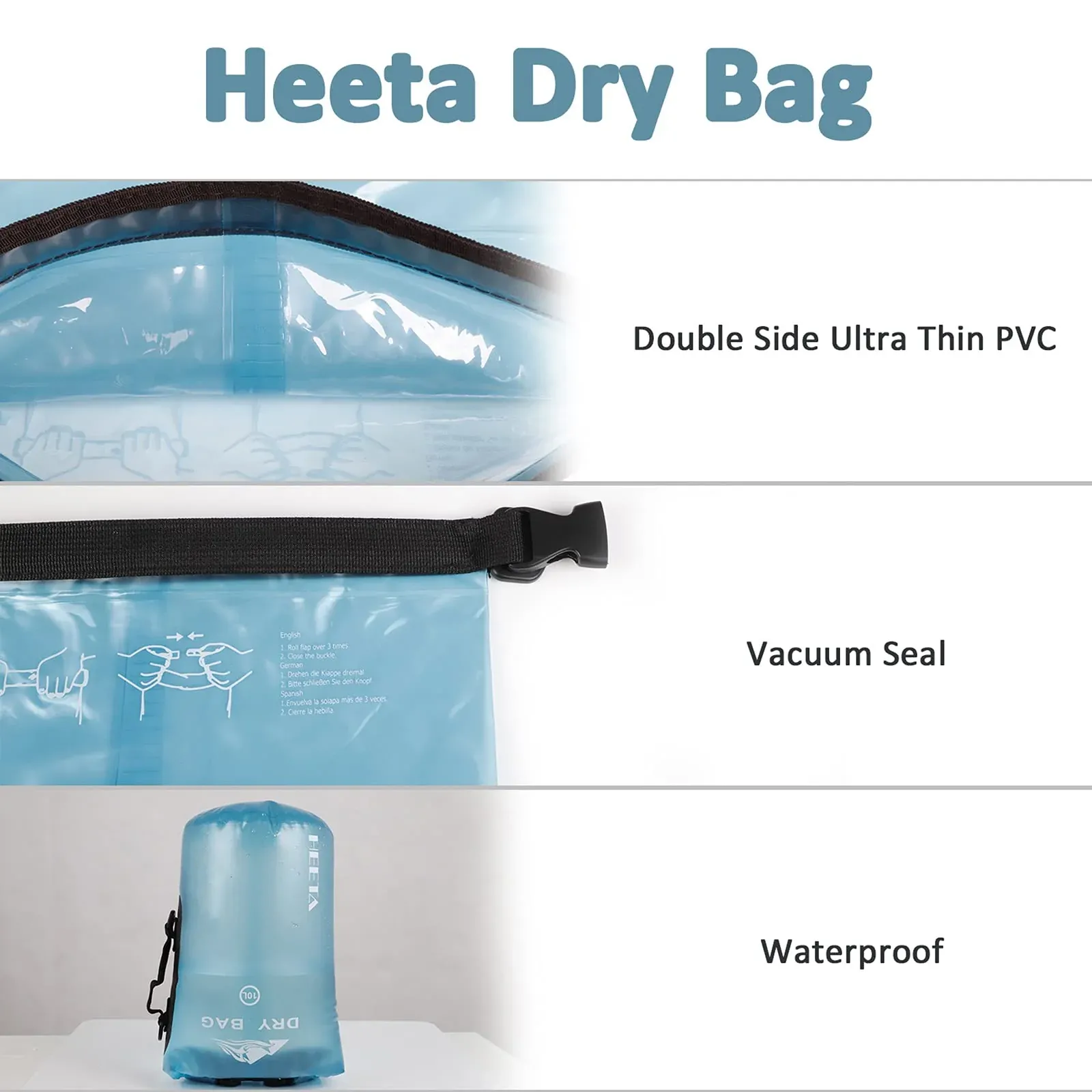 Top Lightweight Dry Storage Bag Backpack with Phone Case - Image 6