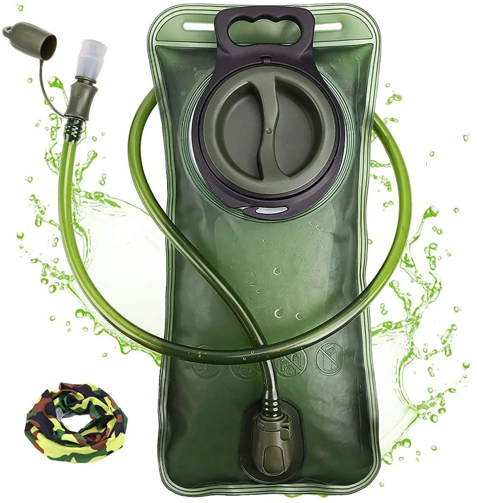Hydration Bladder, 2L-3L Leak Proof Water Reservoir Storage Bag for Hiking Backpack