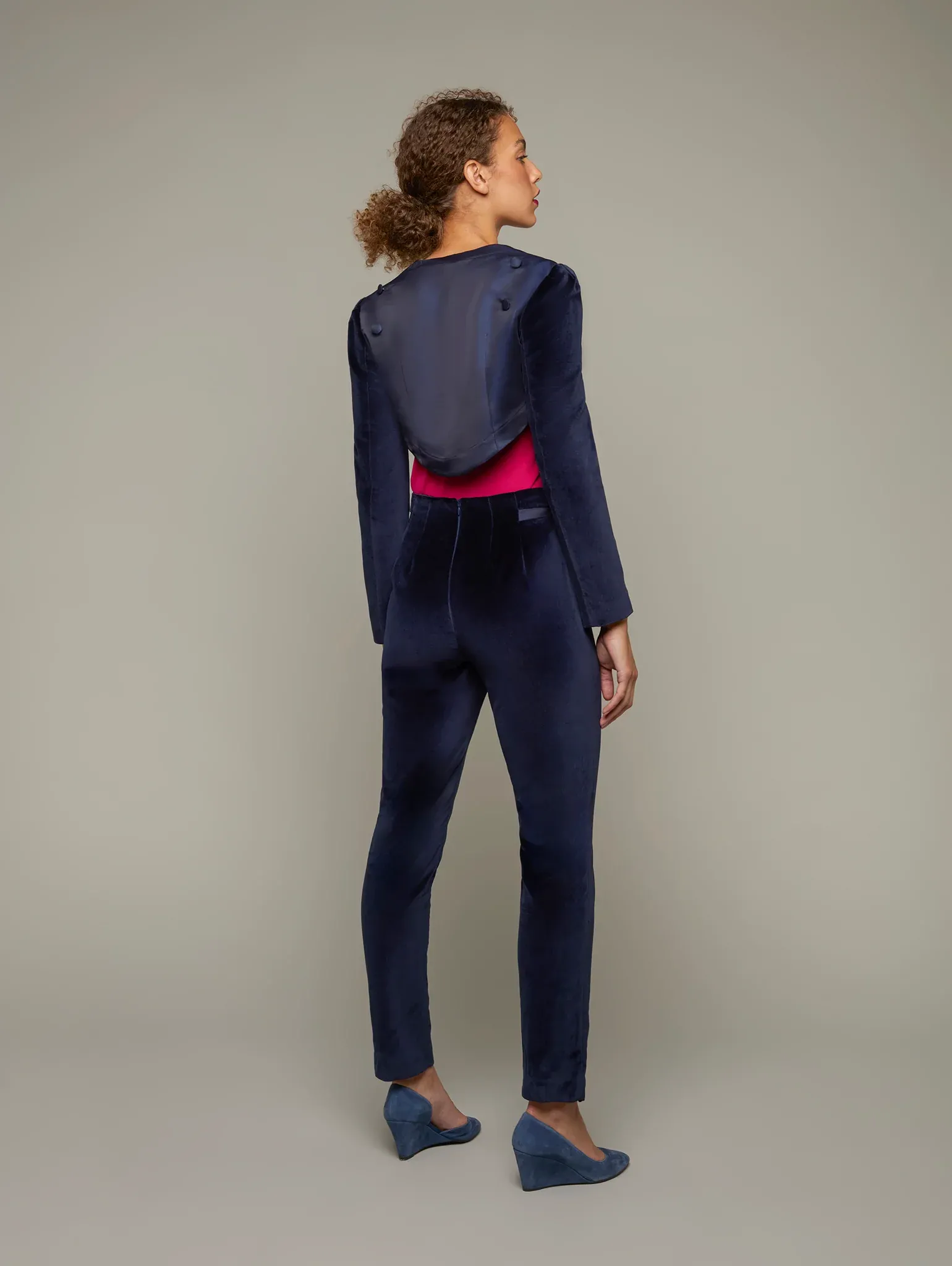 BUD | High-Waist Velvet Trousers - Image 2