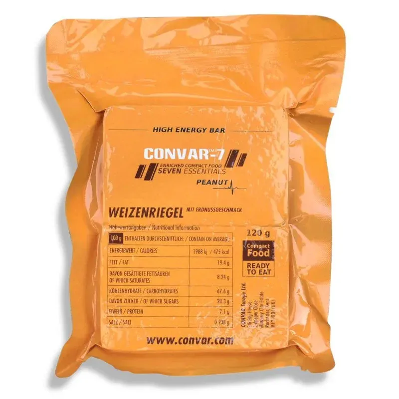 Convar-7 High Energy Bar Peanut 120g